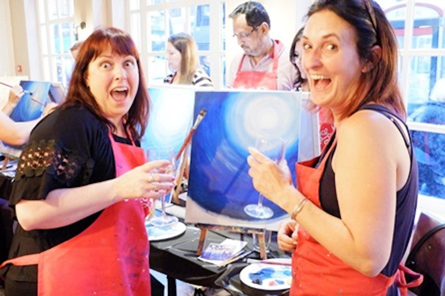 Get Creative with a Fun Painting Class for Two at Brush Party