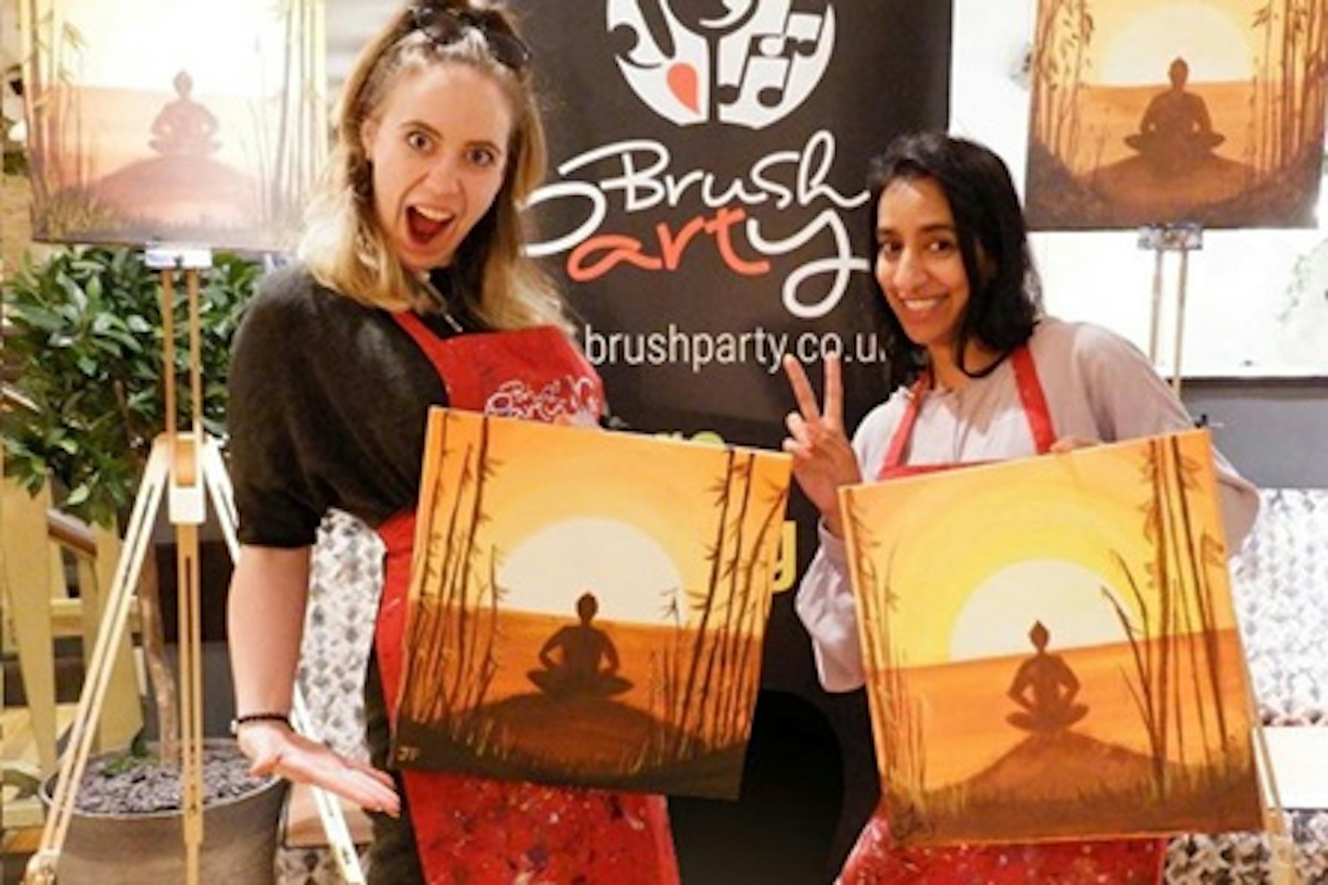 Get Creative with a Fun Painting Class for Two at Brush Party 1