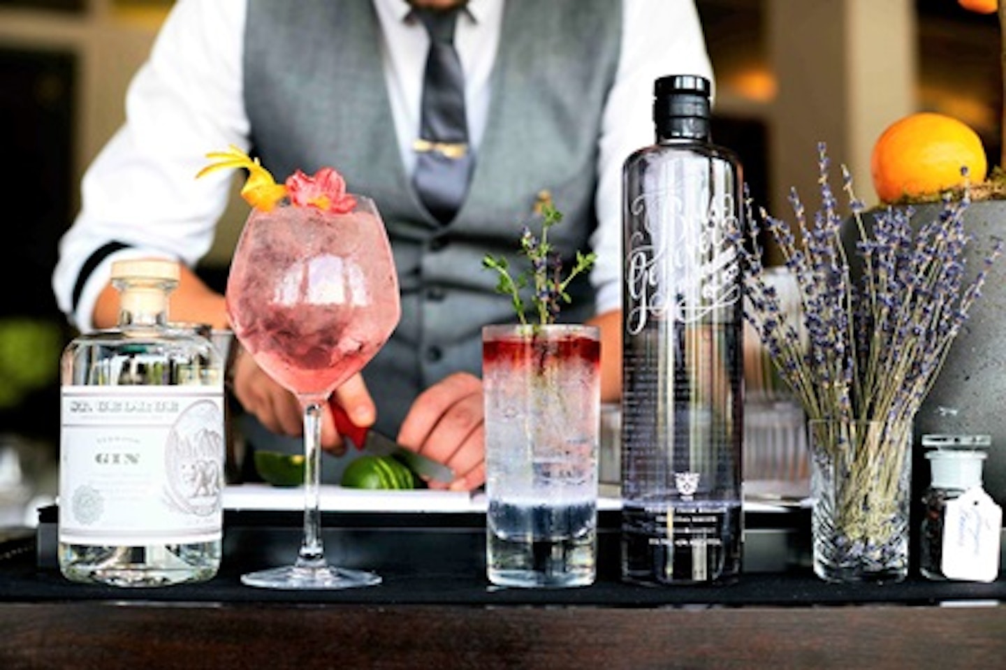 Gin Lover's Tasting Experience with Three Course Lunch for Two at Skylon 4