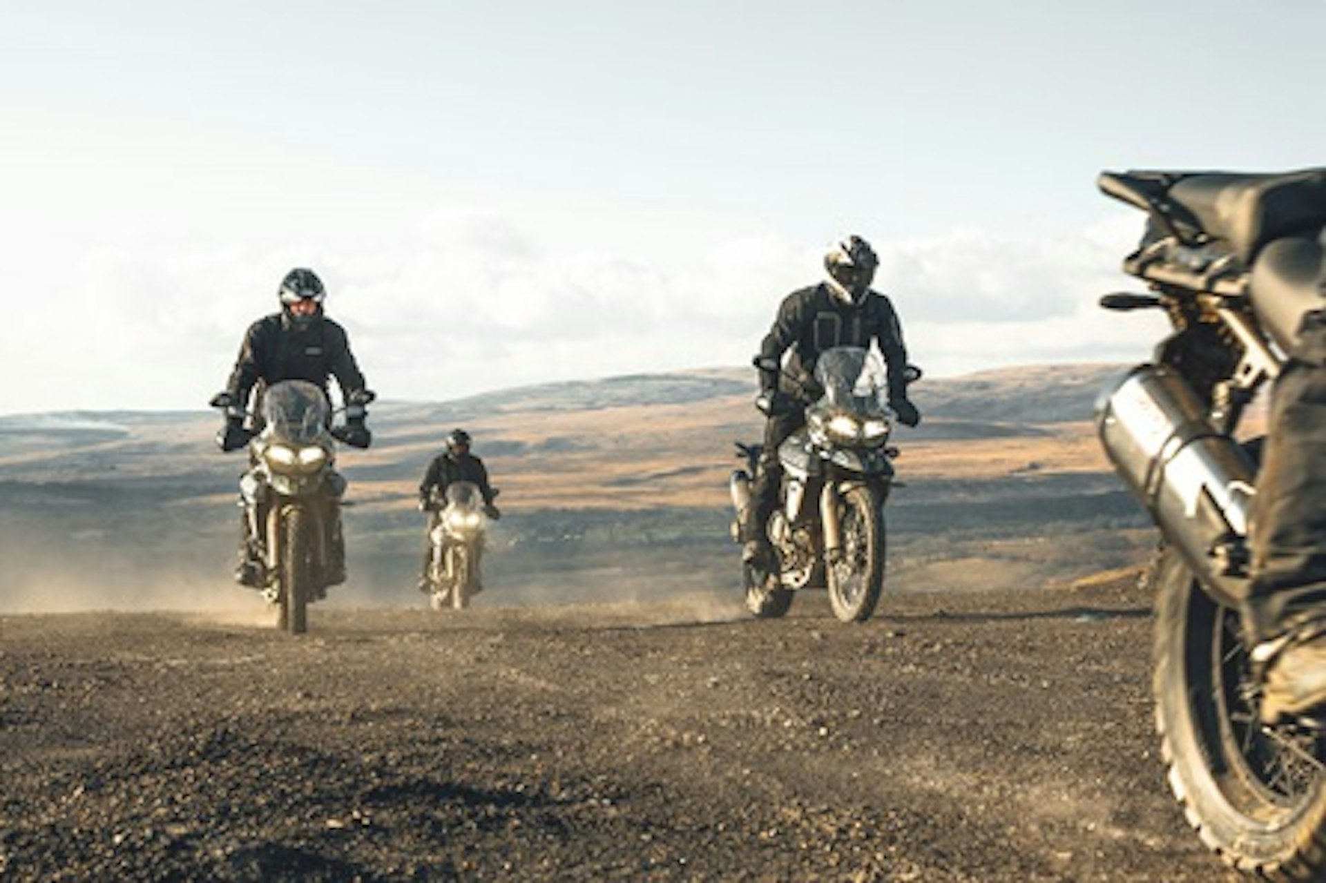Half Day Off-Road Motorcycle Training at Triumph Adventure 1