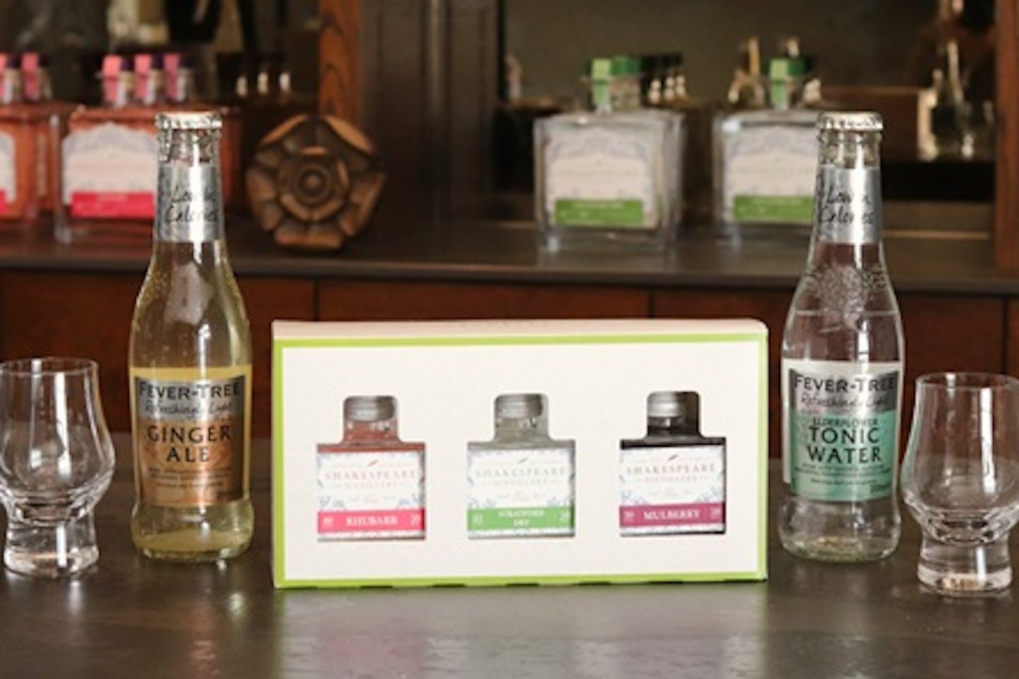 Home Gin Tasting Kit with Online Tutorial for Two with Shakespeare Distillery