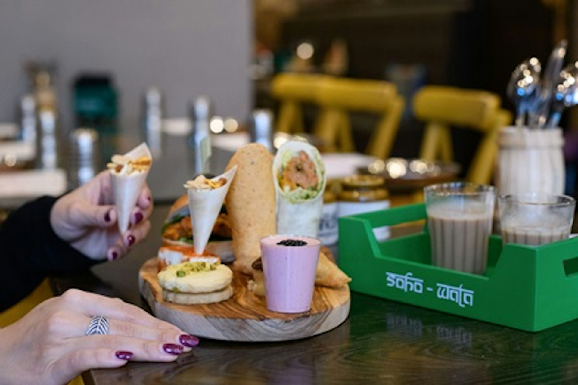 Indian Afternoon Tea with Prosecco for Two at Soho Wala 3