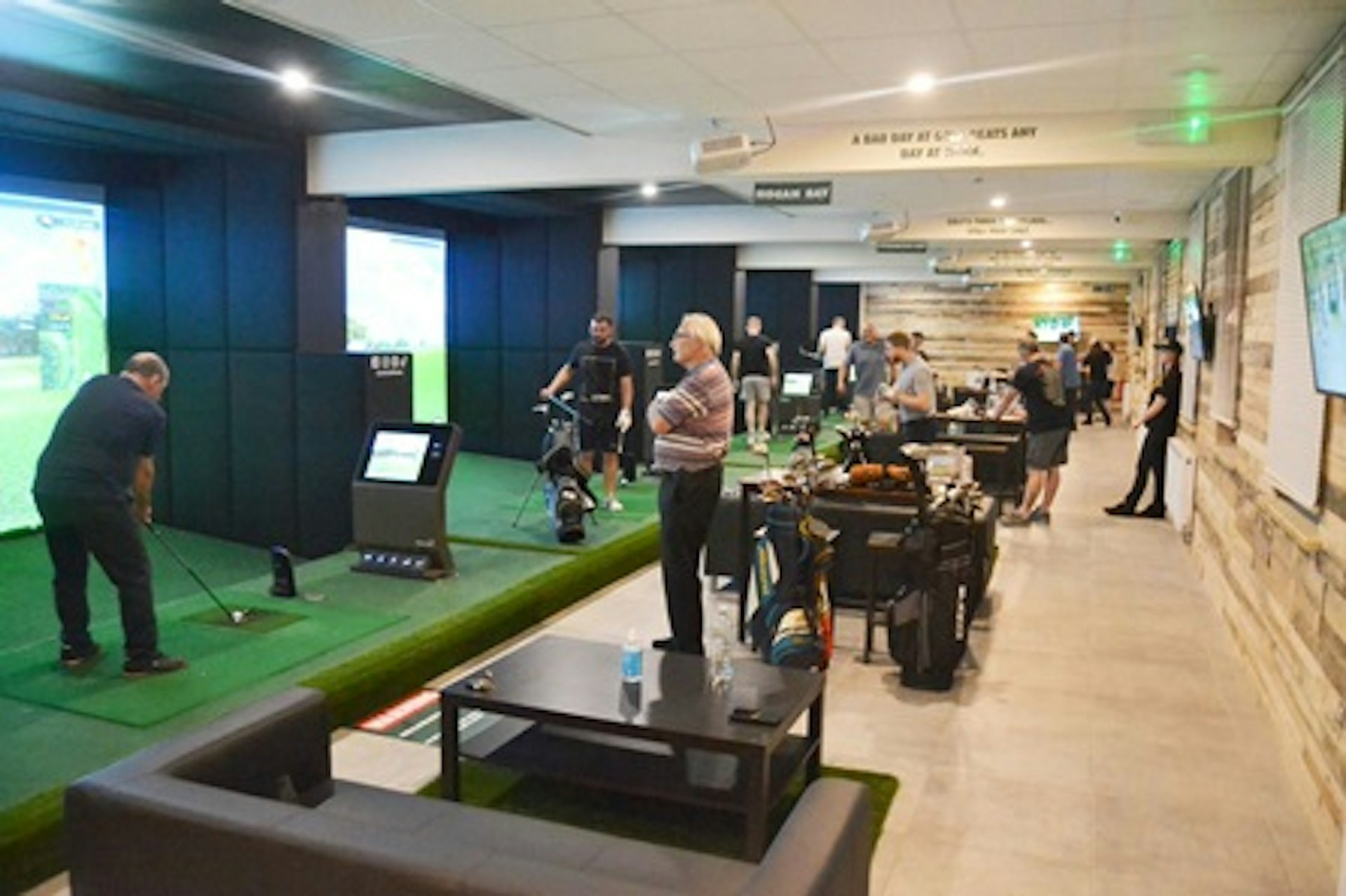 Indoor Virtual Golf Experience with Refreshments for Two 3