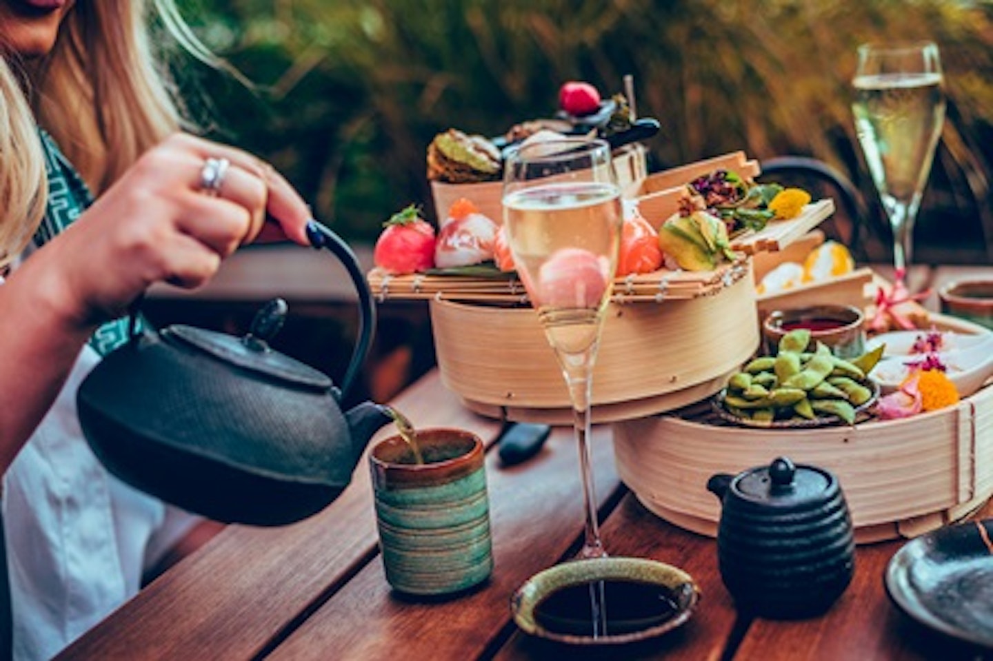 Japanese Inspired Afternoon Tea with Free-Flowing Prosecco for Two at Issho, Leeds