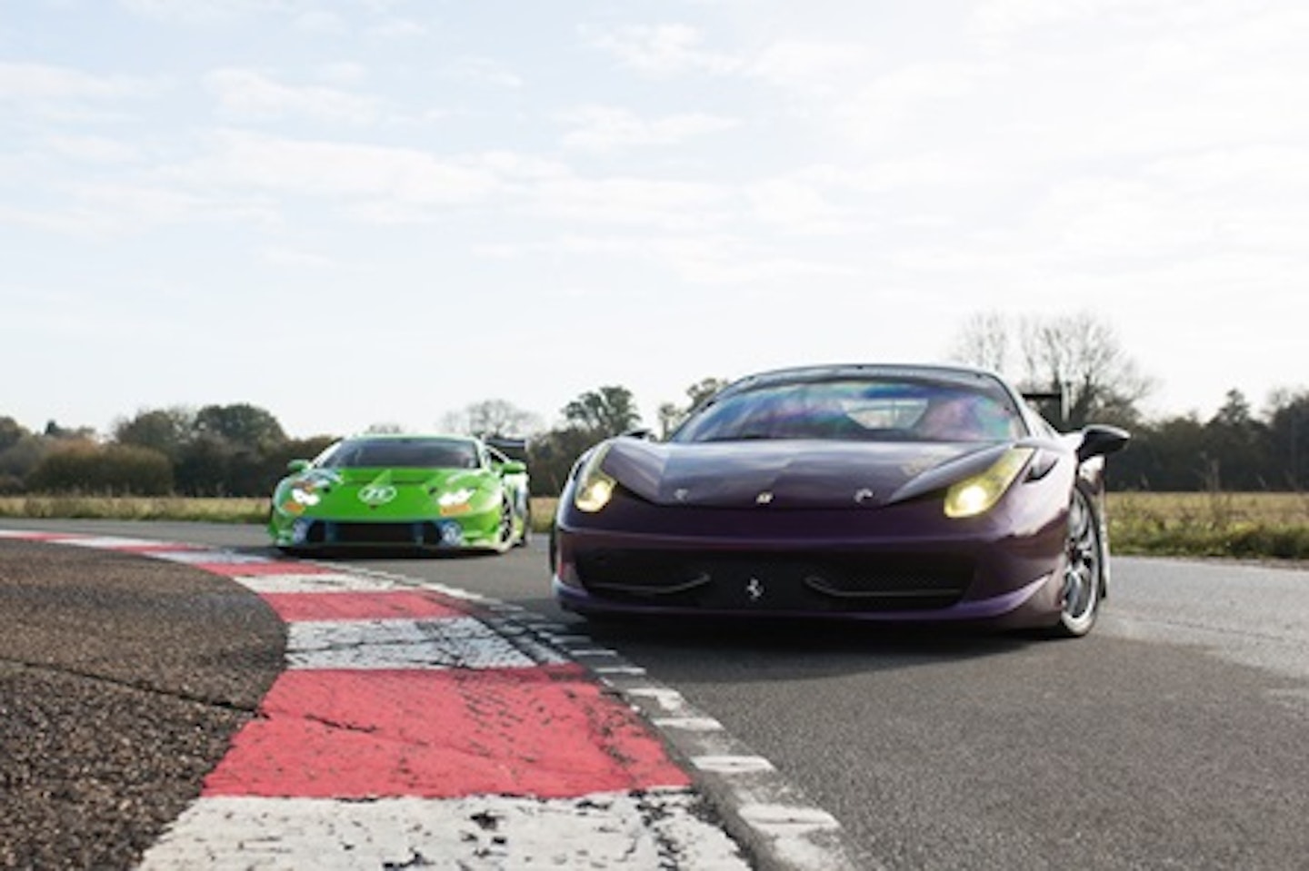 Lamborghini Huracán Super Trofeo vs Ferrari 458 Challenge Race Car Experience 2