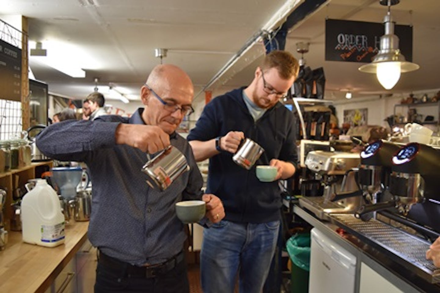 Learn Latte Art at Winchester School of Coffee