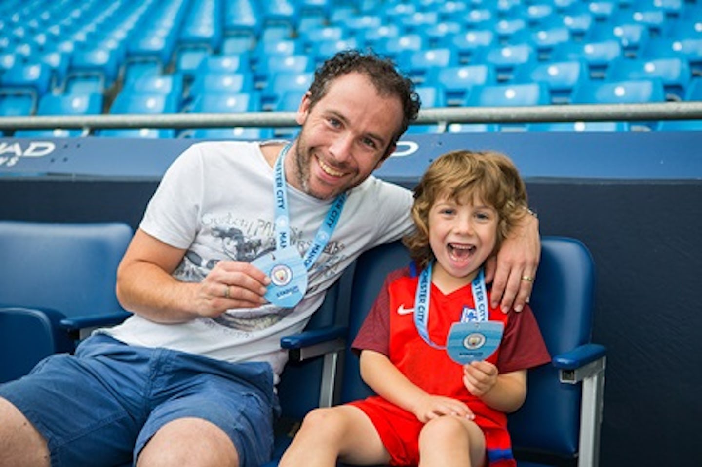 Manchester City Stadium and Football Academy Tour for One Adult and One Child