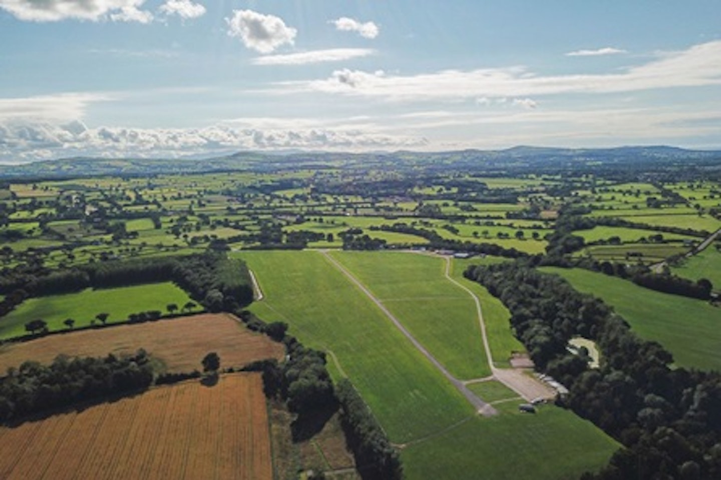 Motor Glider Flight Lesson over North Wales 3