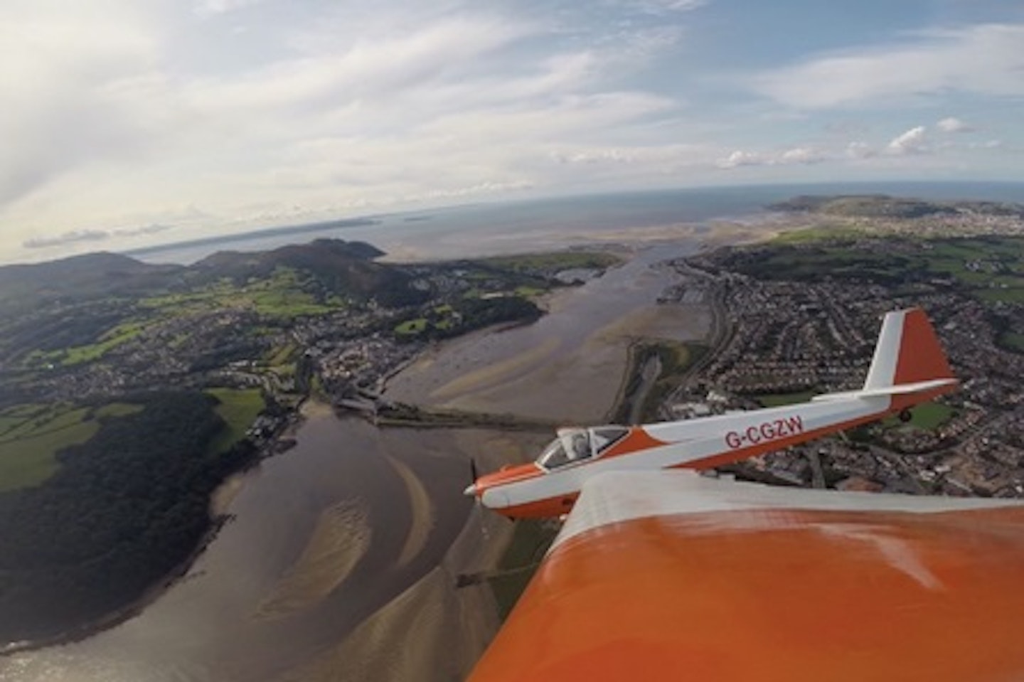 Motor Glider Flight of the Beautiful North Wales Coast 2