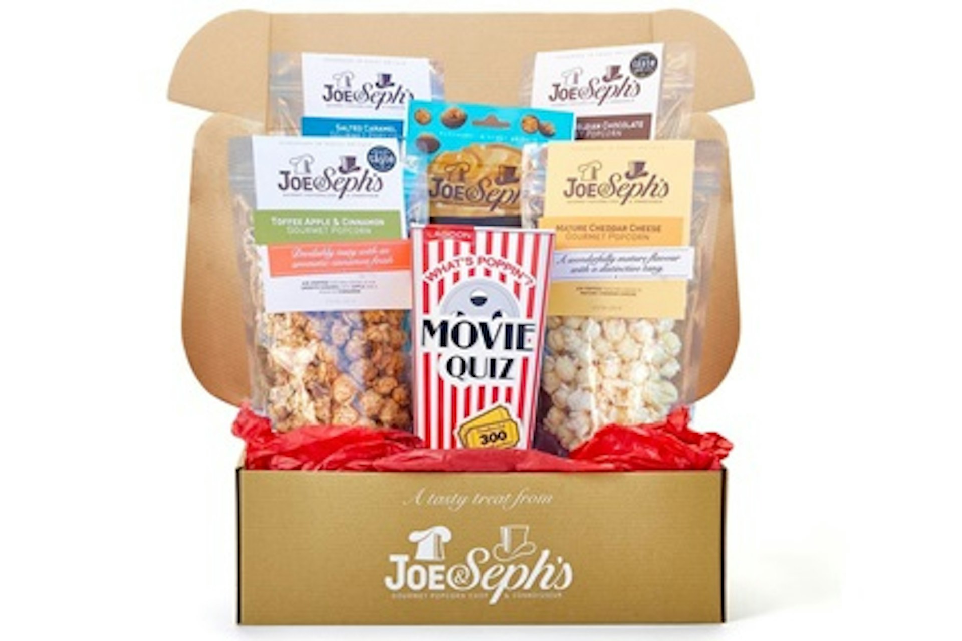 Movie Quiz Gift Box with Joe & Seph’s Popcorn