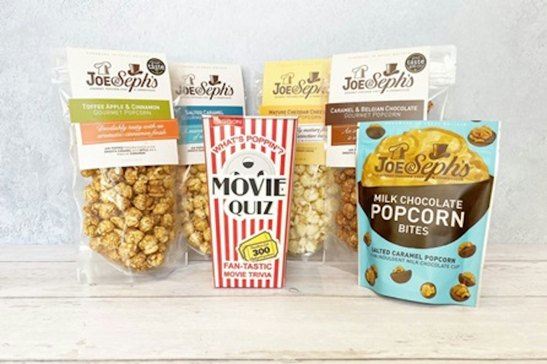 Movie Quiz Gift Box with Joe & Seph’s Popcorn