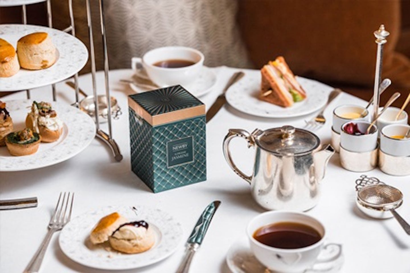 Nineteen Twen-Tea Afternoon Tea for Two at The 5* Sheraton Grand London Park Lane