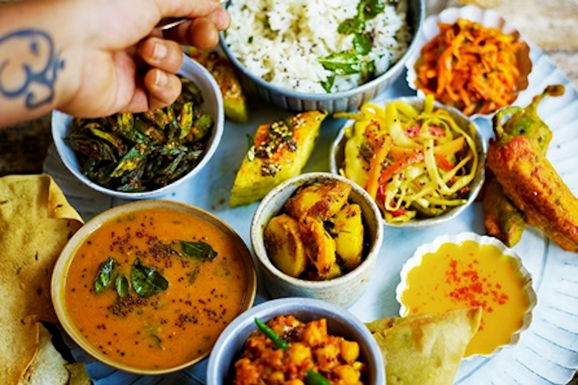 North Indian Thali Class for Two at Jamie Oliver's Cookery School 1