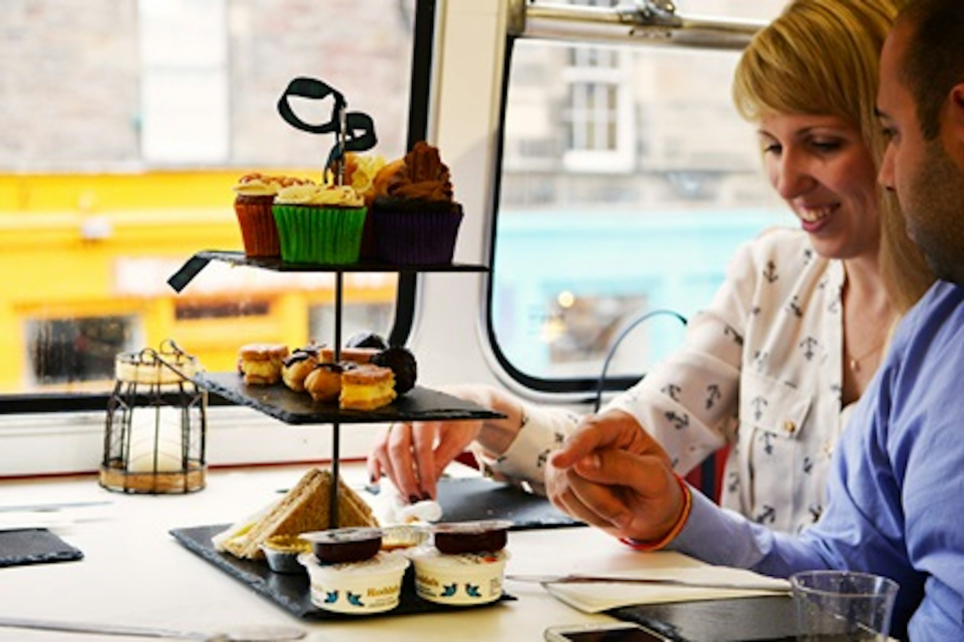 One Night Edinburgh City Break and Sparkling Afternoon Tea Vintage Bus Tour for Two 3