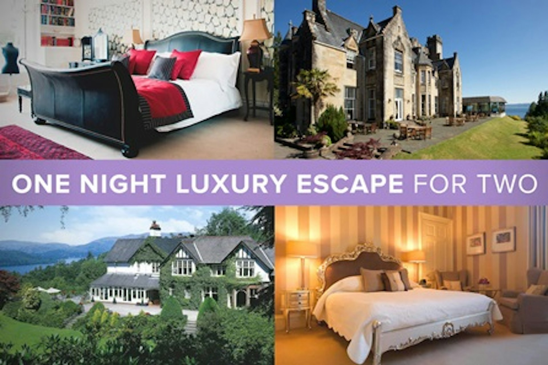One Night Luxury Hotel Escape for Two