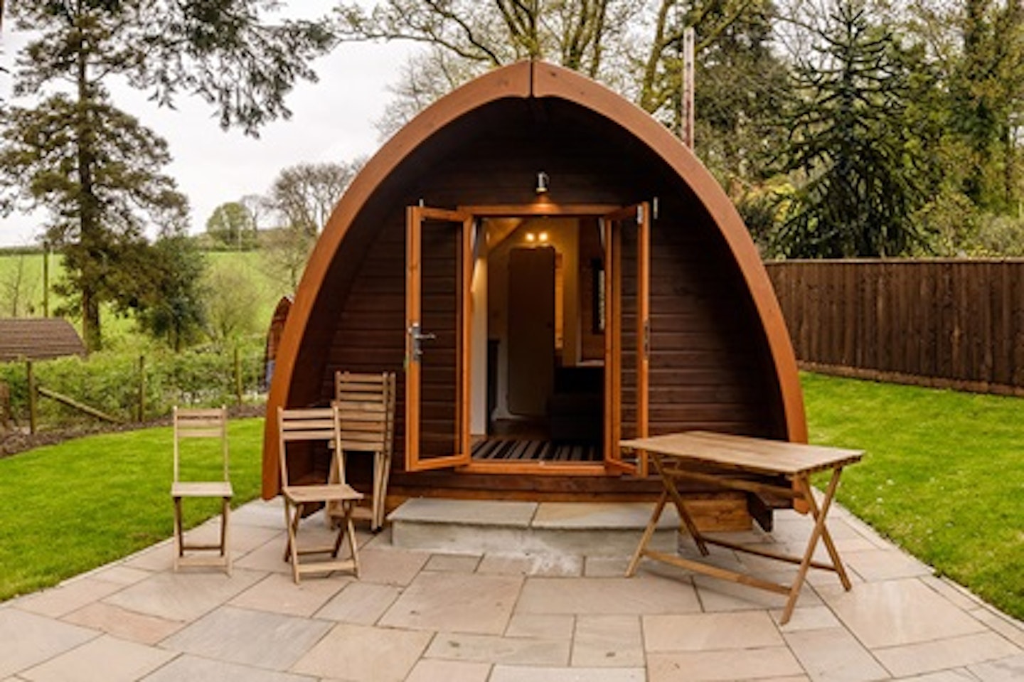 One Night Mega Pod Glamping Break for Two at Langstone Manor, Dartmoor 2