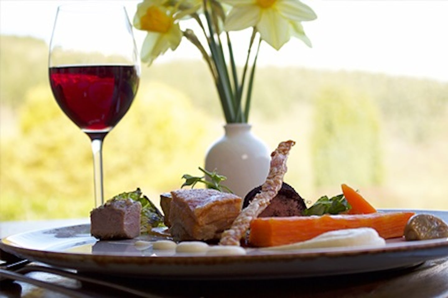 One Night Welsh Countryside Break with Dinner for Two at The Falcondale Hotel