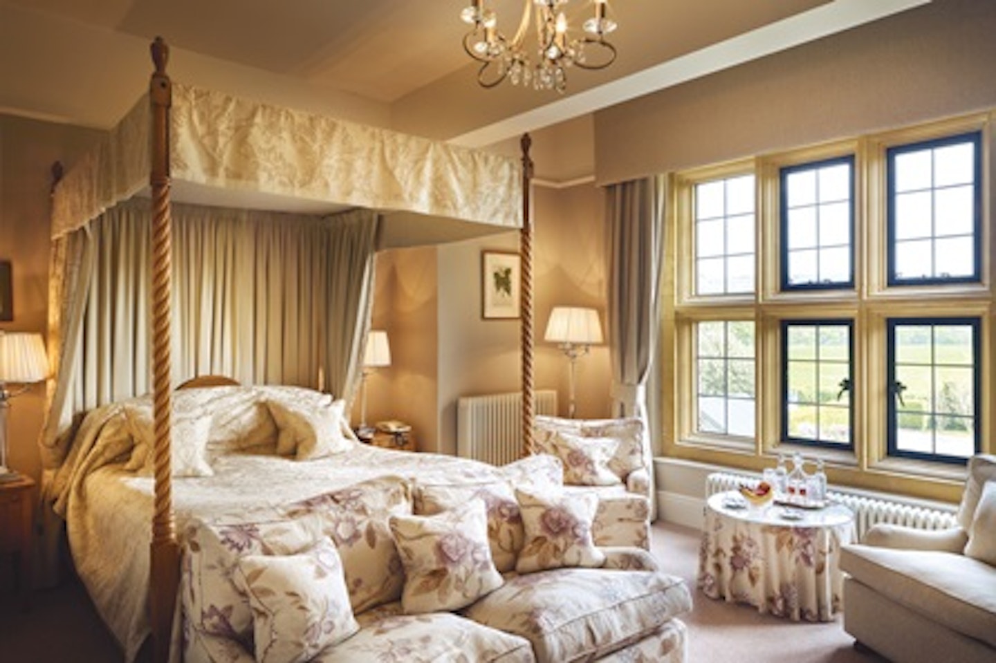 One Night Wye Valley Break with Dinner for Two at 4* Llangoed Hall 1