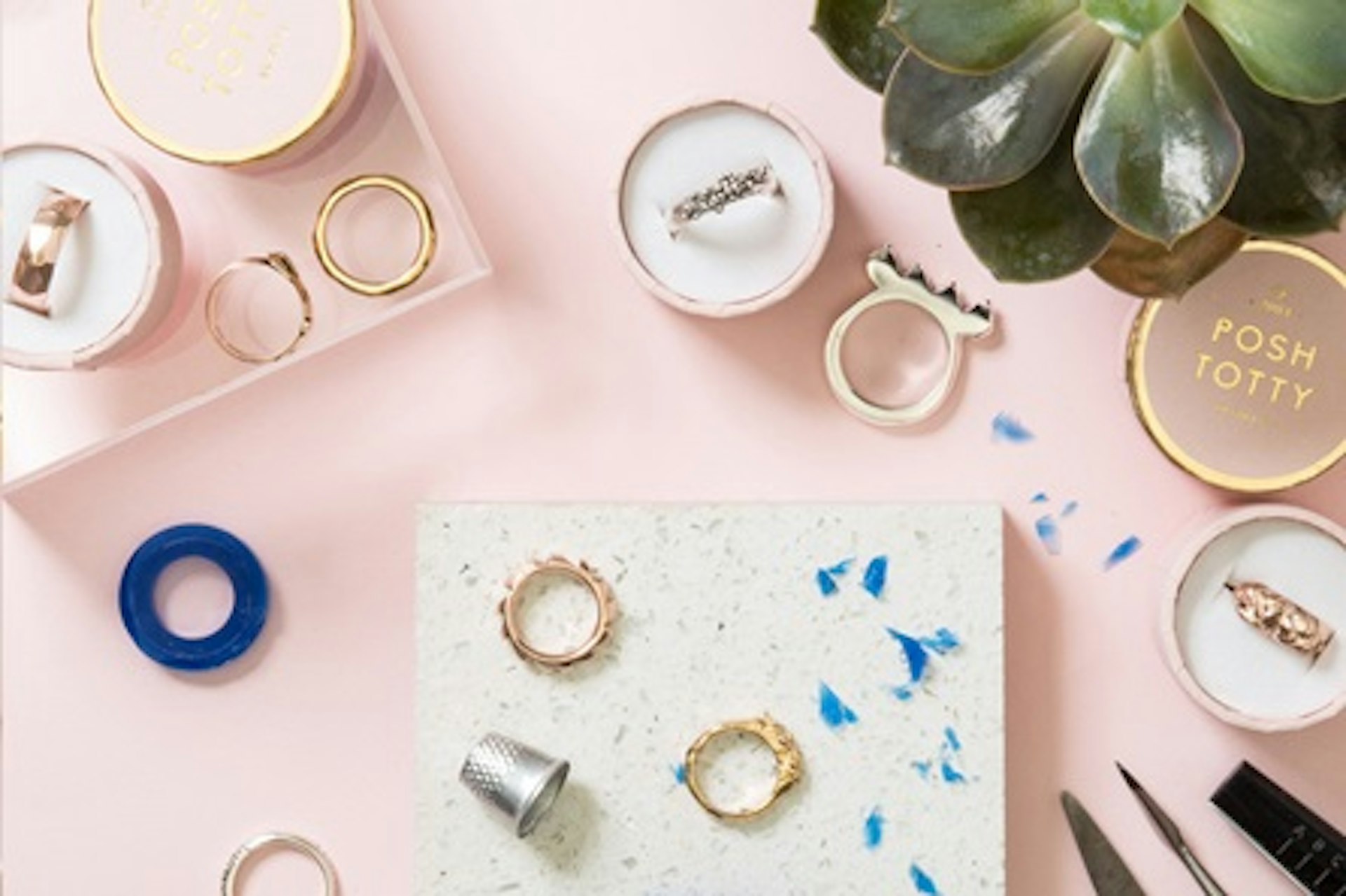 Personalised Ring Making Workshop with Prosecco for Two at Posh Totty Designs 4