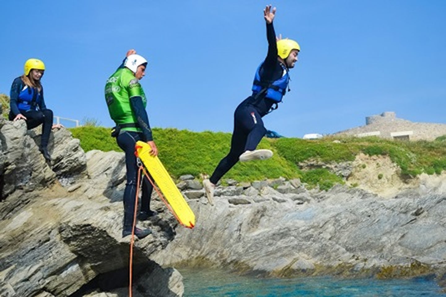 Private Guided Coasteering Experience for Four in Newquay