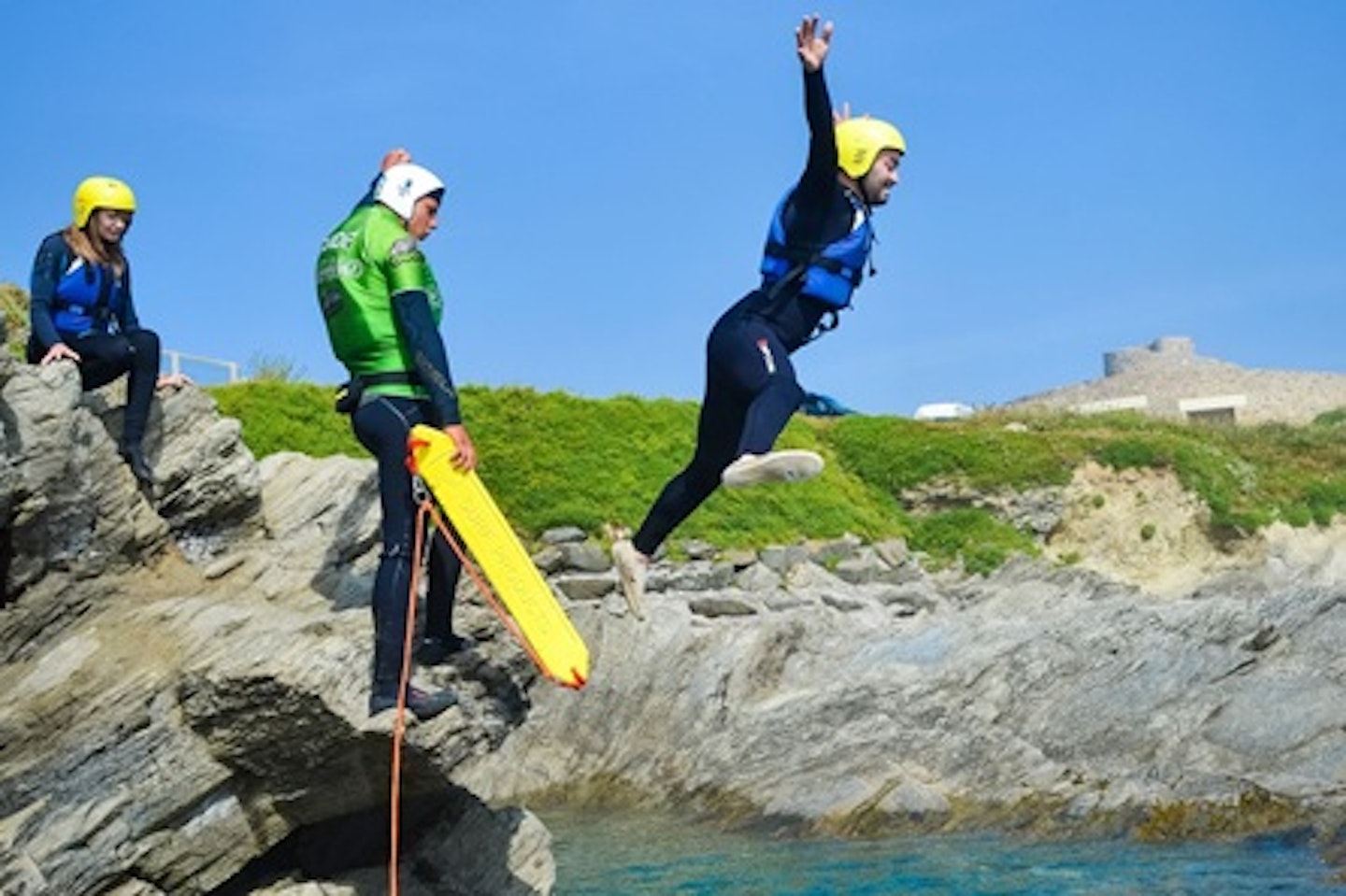 Private Guided Coasteering Experience for Four in Newquay 3