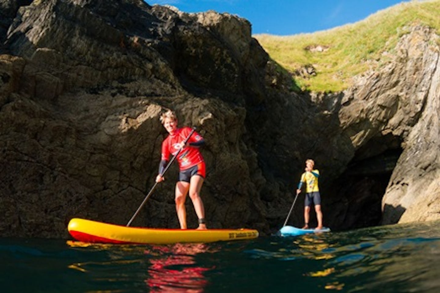 Private Stand-Up Paddleboard Lesson and Tour of Newquay Coastline for Two