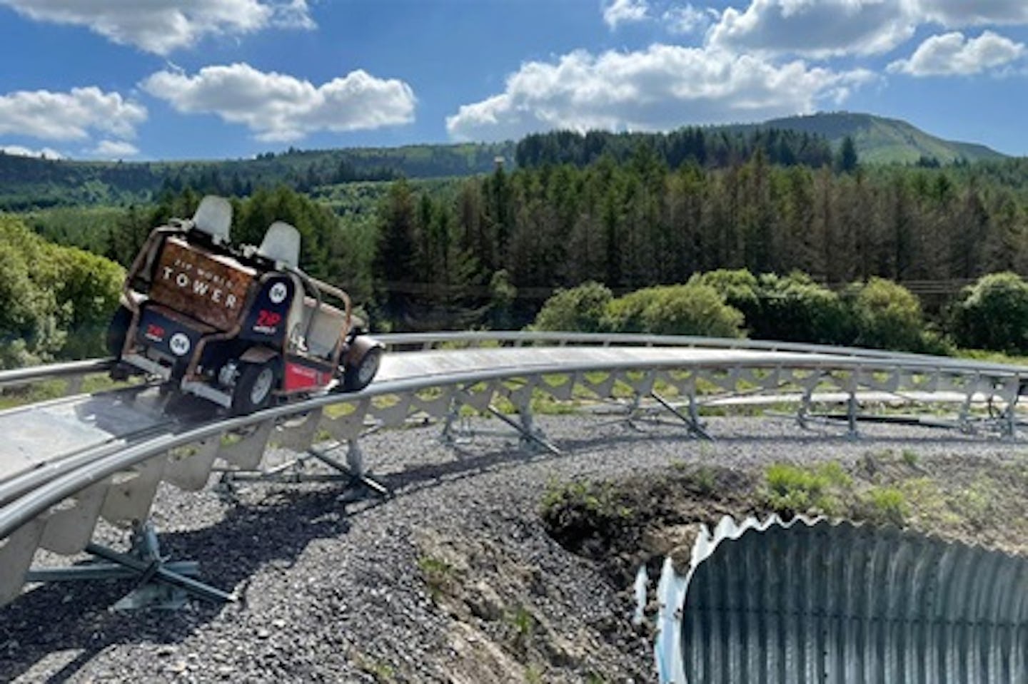 Ride the Tower Coaster for Two at Zip World