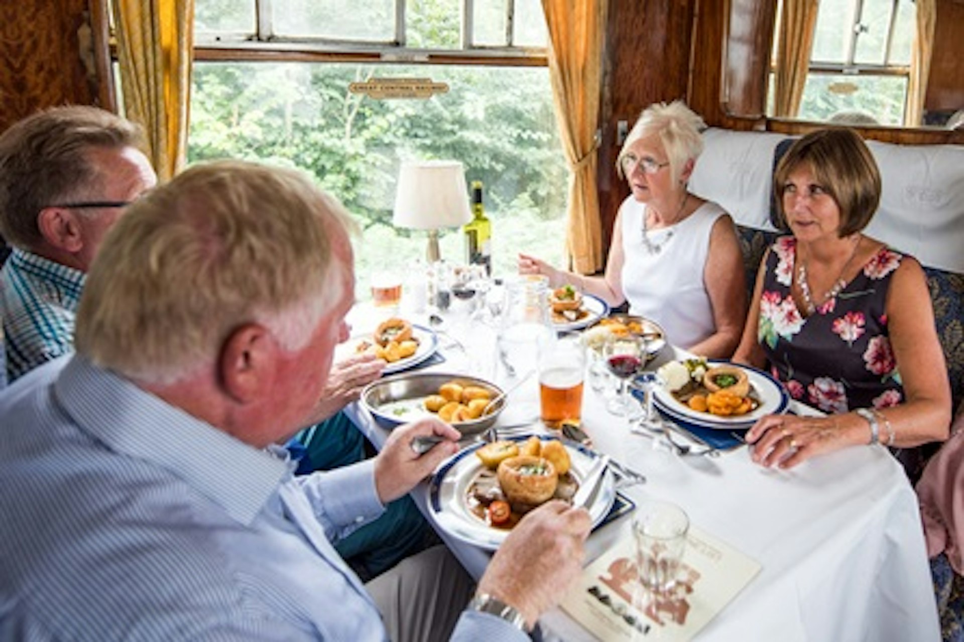 Saturday Lunch Experience for Four aboard The South Yorkshireman Steam Train 1