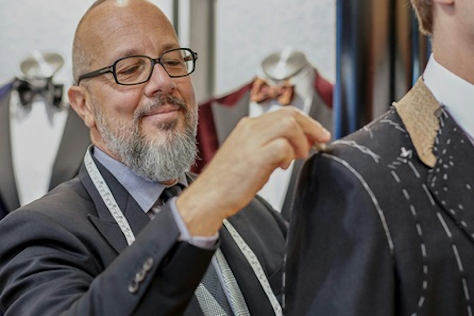Semi-Bespoke Tailored Gentleman's Suit Experience at The Savile Row Company Custom Made 1