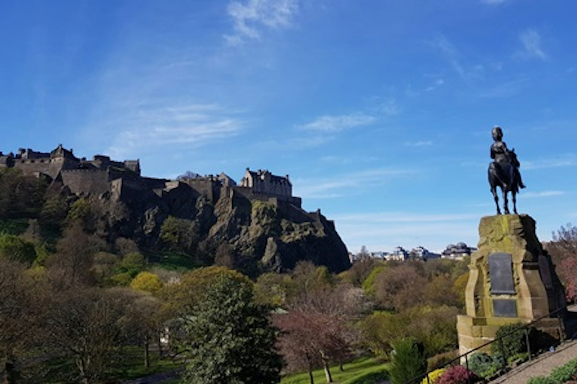 One Night Edinburgh Break with Dinner, Castle Visit and Guided City Walking Tour for Two