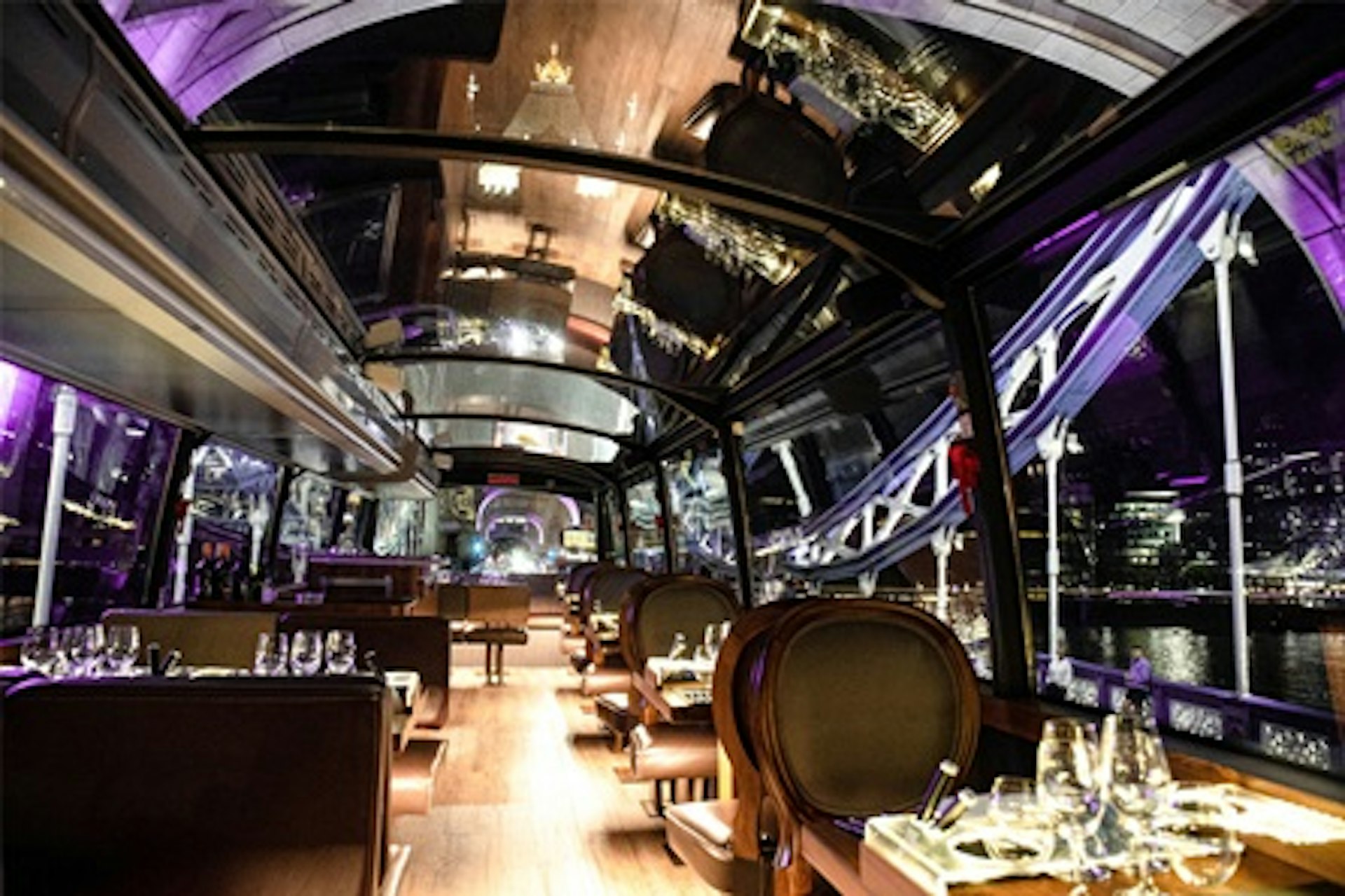 Six Course Dinner with Wine Pairing and Tour for Two aboard the Bustronome, London 2