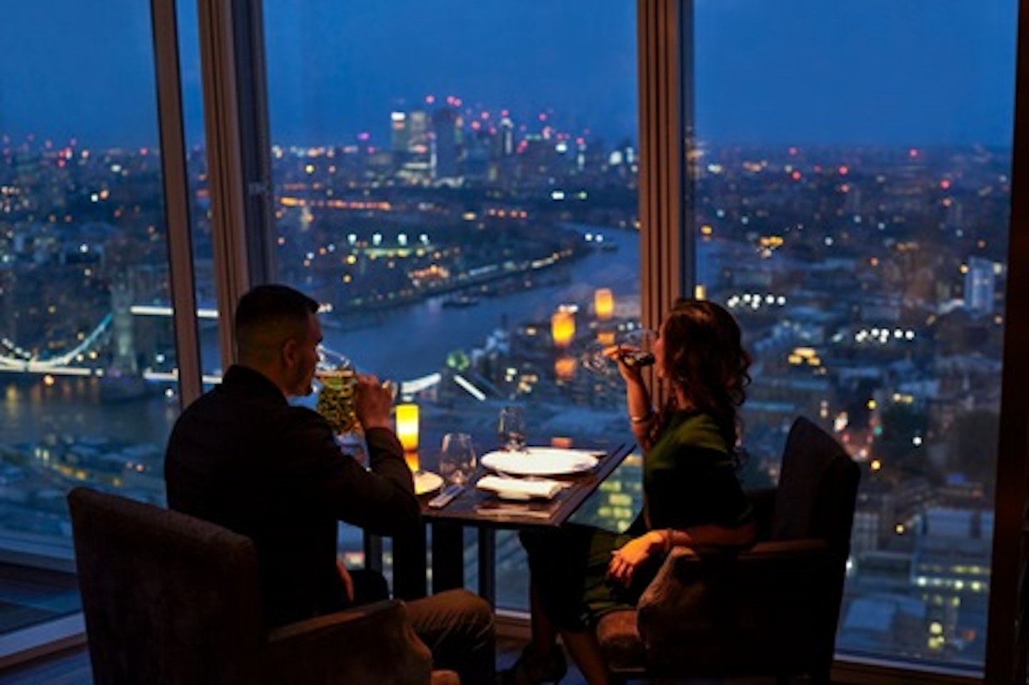 Dining in The Sky Private Three Course Dinner with Champagne and Wine for Two at the 5* Shangri-La Hotel, at The Shard 1