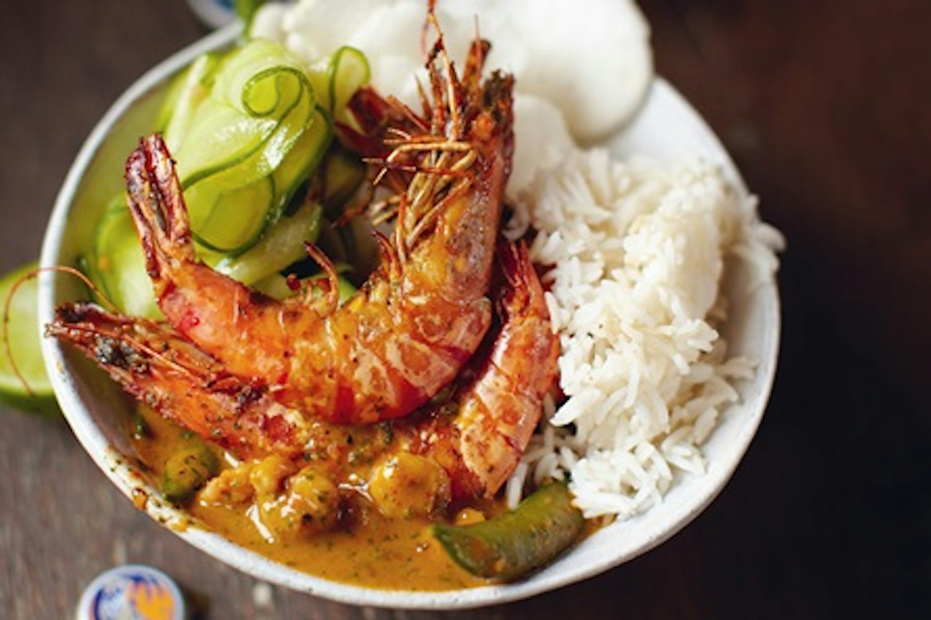 South Indian Prawn Curry Class at Jamie Oliver's Cookery Class