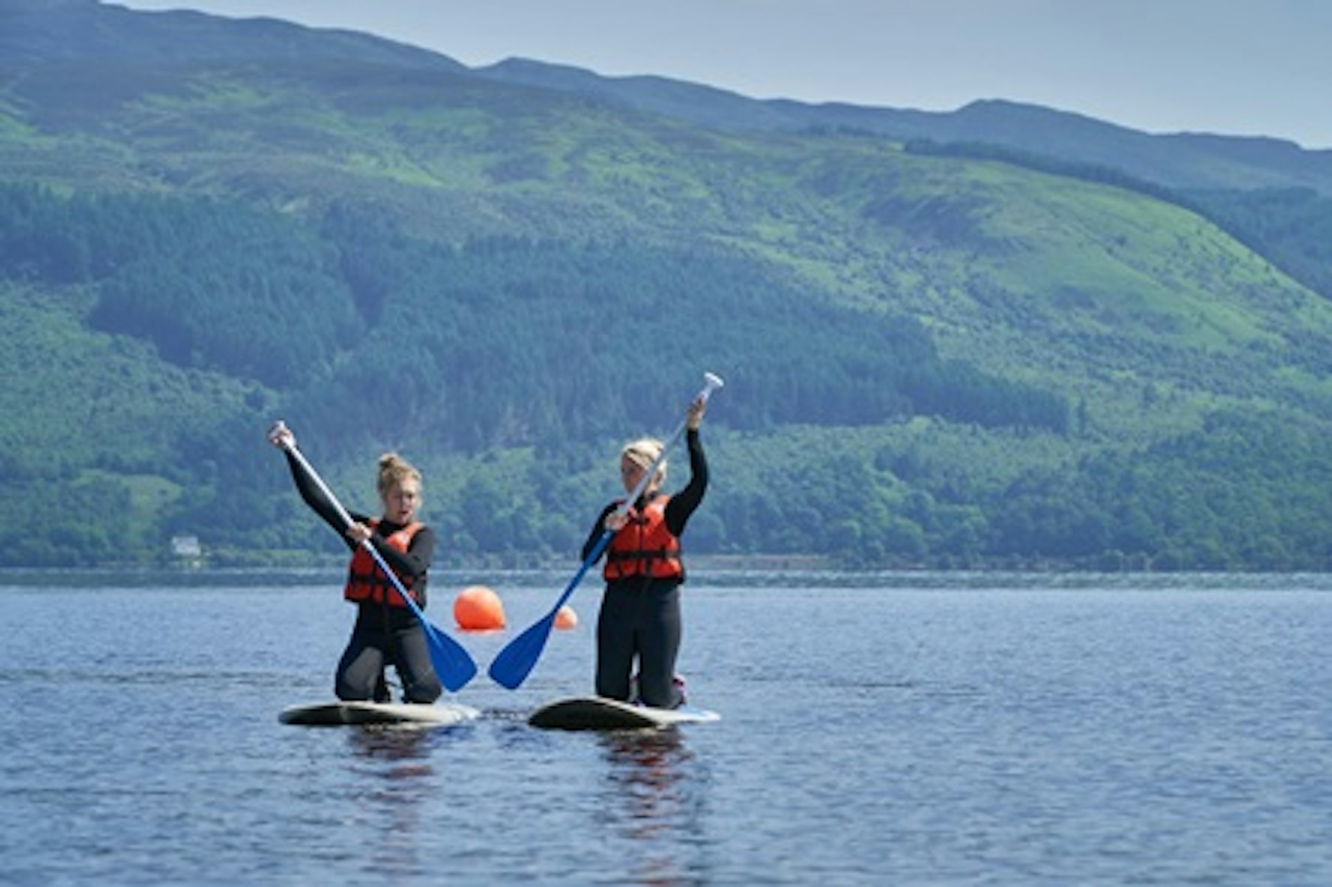 Stand Up Paddleboarding for Two on Loch Lomond 4