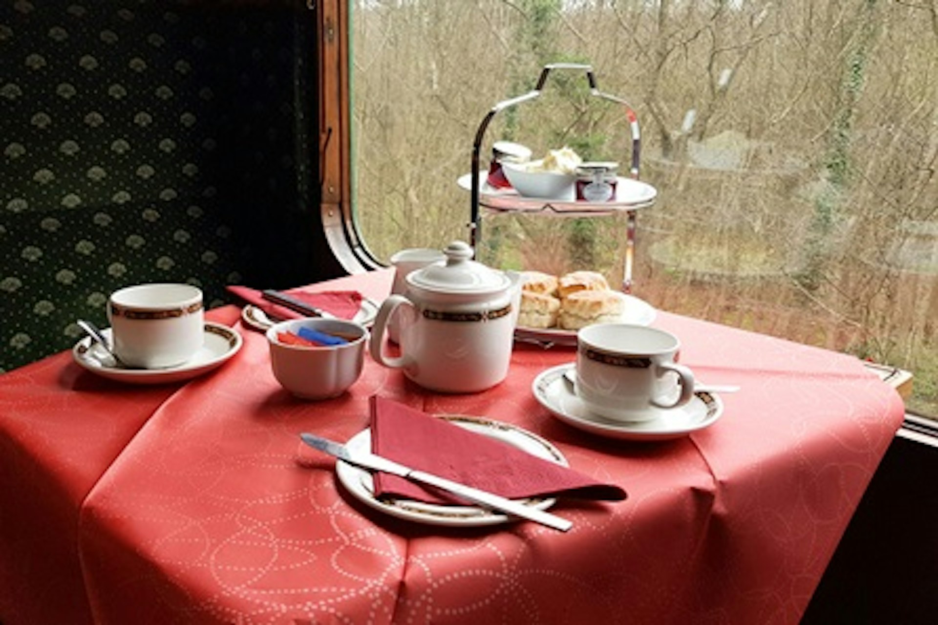 Steam Train Trip on The Spa Valley Railway with Cream Tea and Prosecco for Two 3