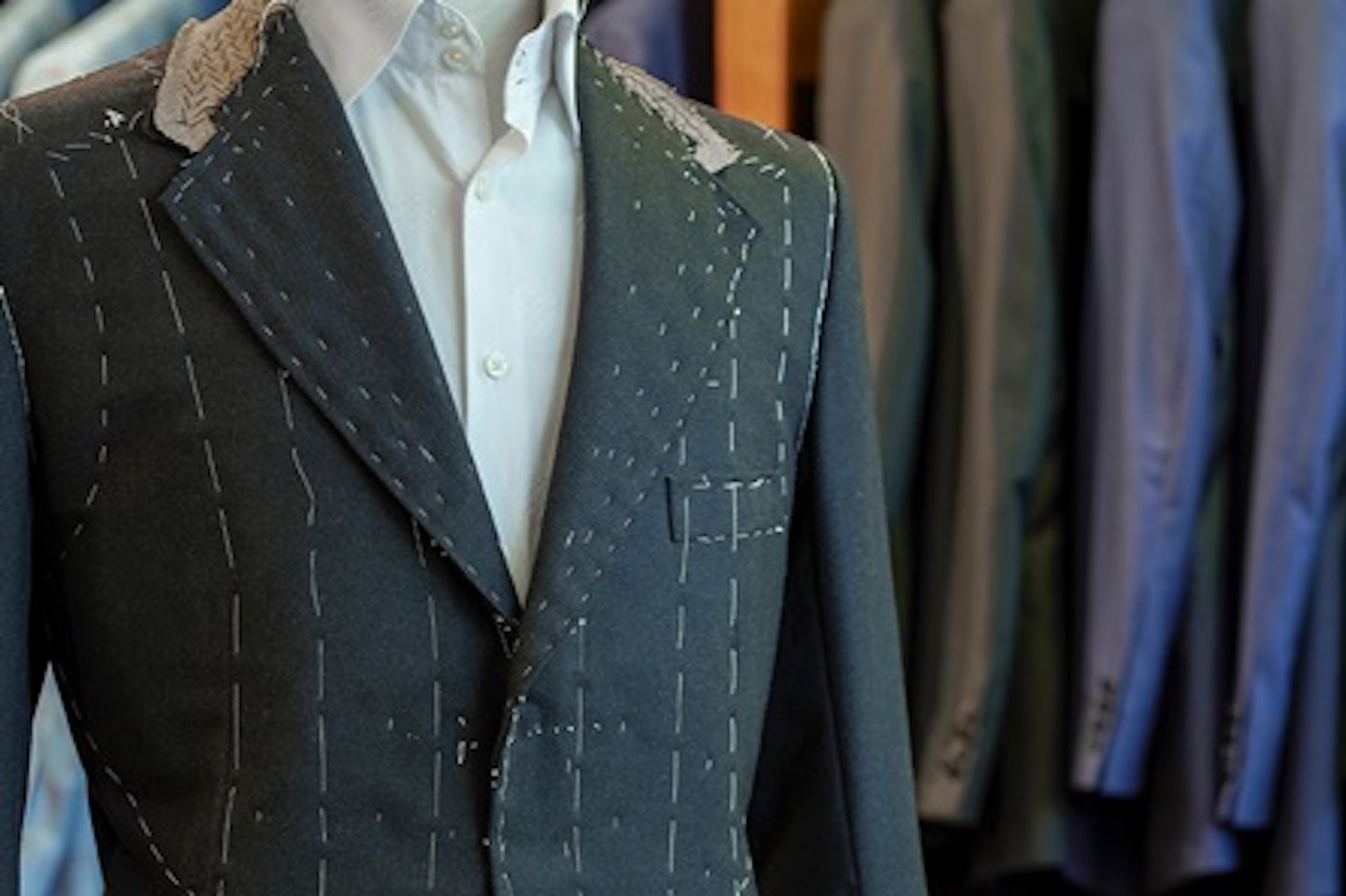 Tailored Gentleman's Suit with Premium Italian Cloth at London's Famous Savile Row