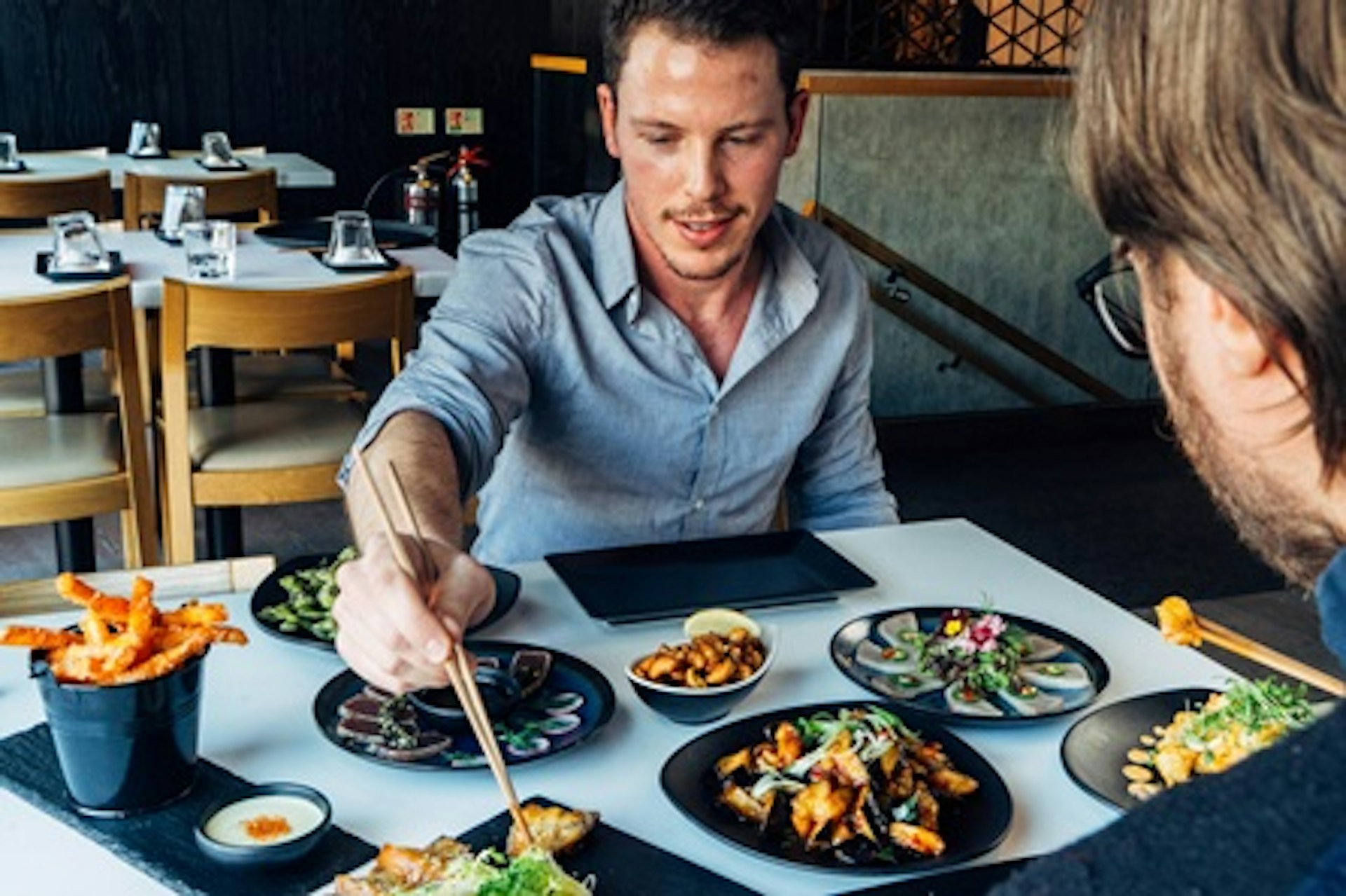 Thames Jet Boat Rush and Eight Dish Sharing Menu with Fizz at inamo for Two 2