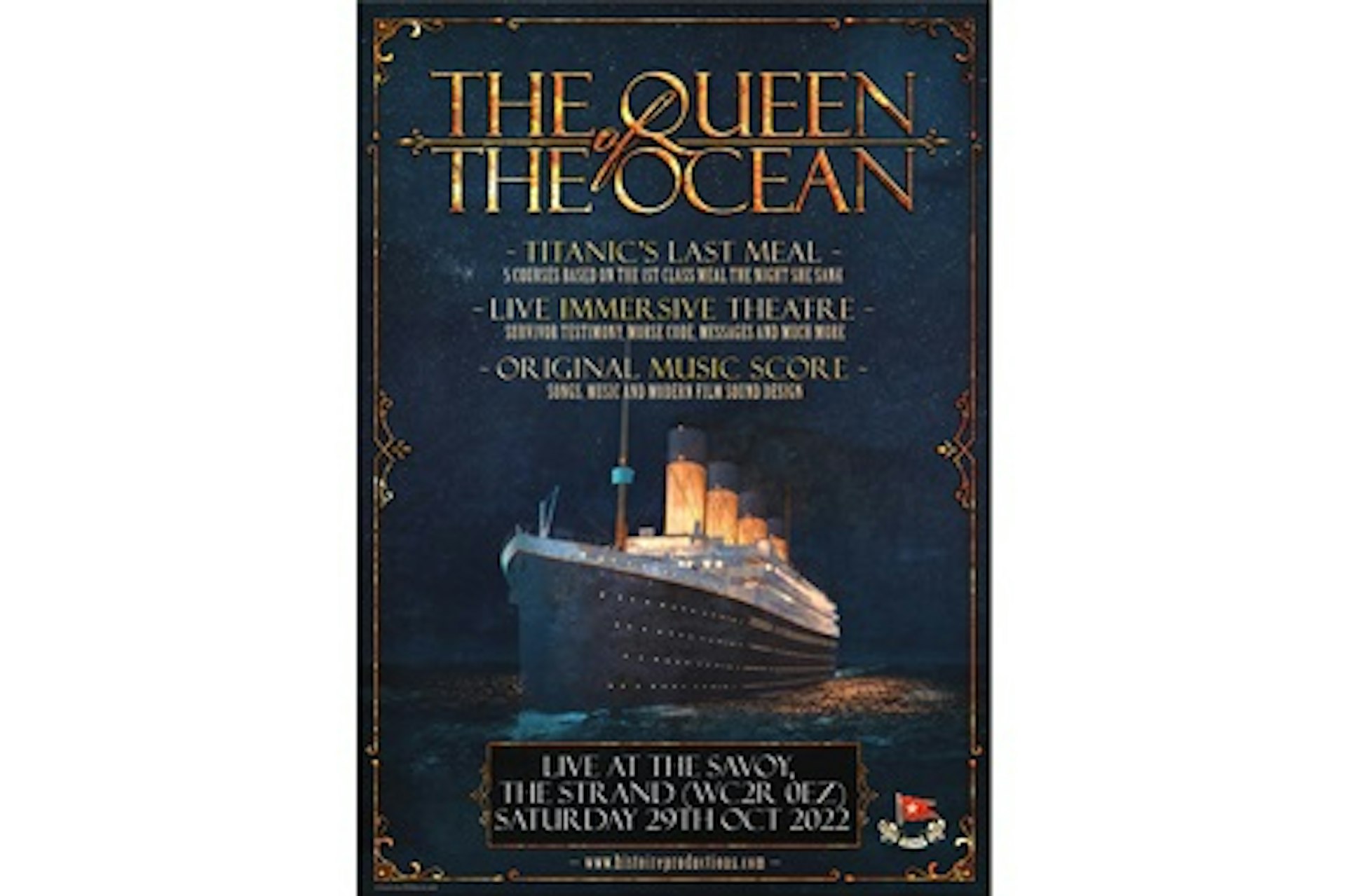 The Queen of the Ocean Immersive Titanic Dining Experience at The Savoy Hotel, London 4