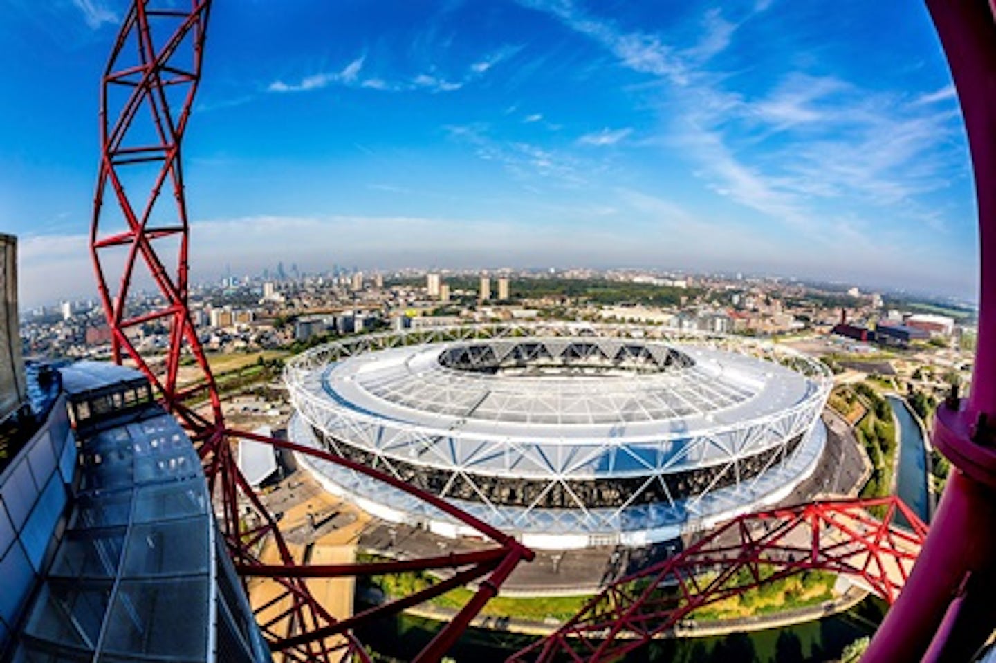 The Slide at The ArcelorMittal Orbit for Two with a Bottle of Prosecco