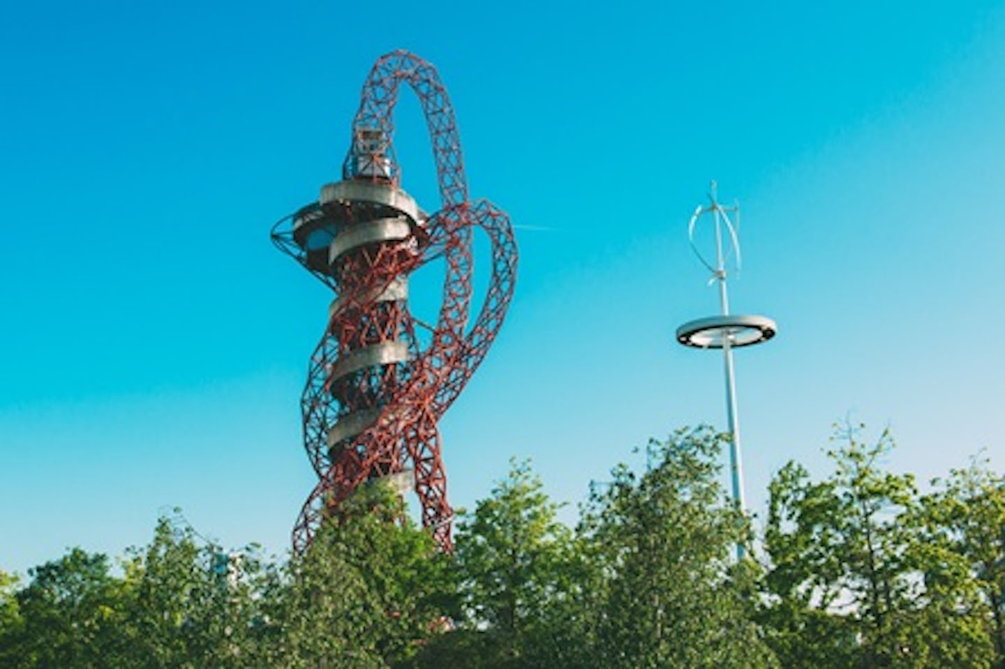 The Slide at The ArcelorMittal Orbit with Hot Drink and Cake for Two