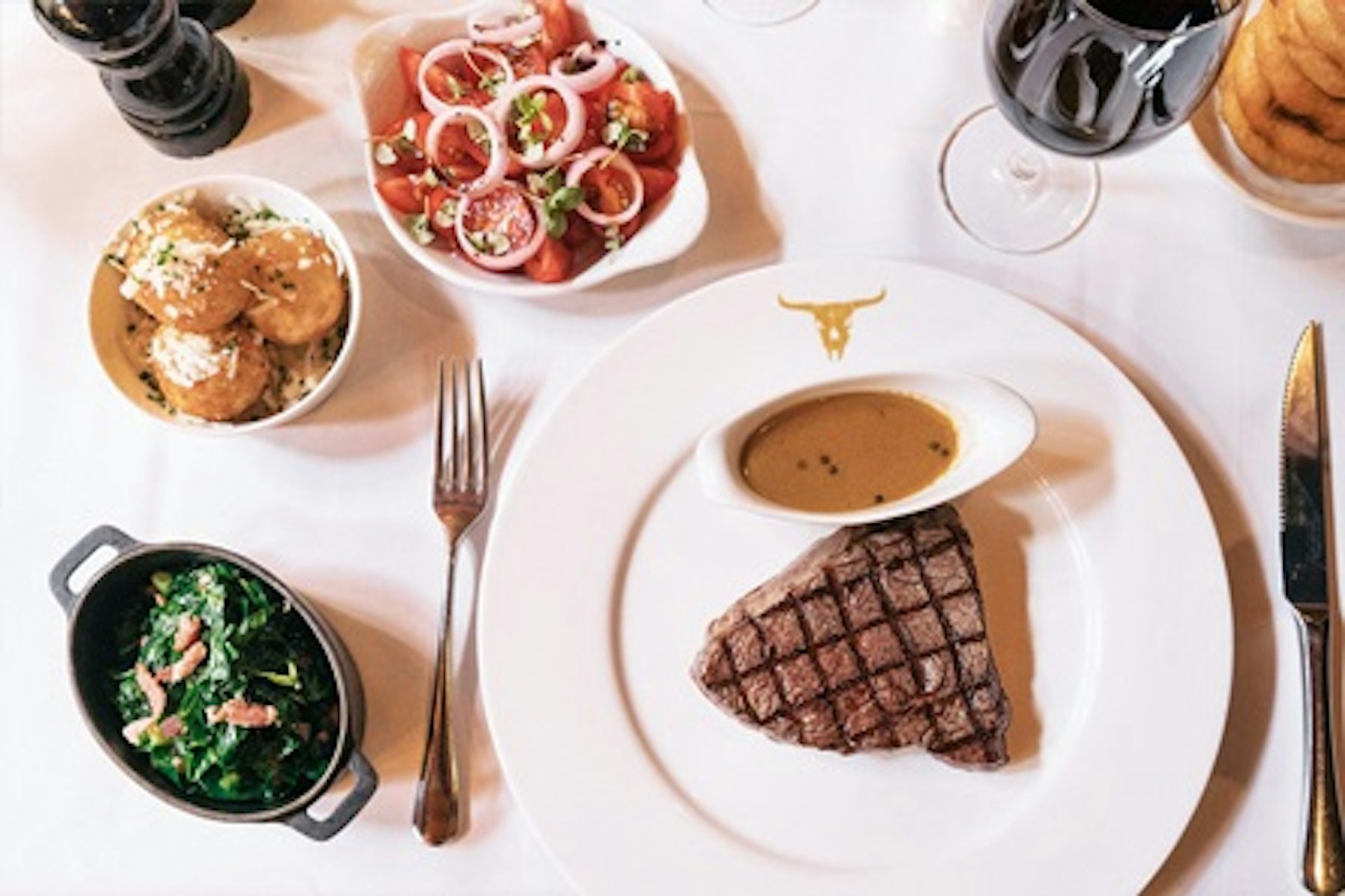 Three Course Champagne Celebration Dining for Two at Marco Pierre White's London Steakhouse Co 1