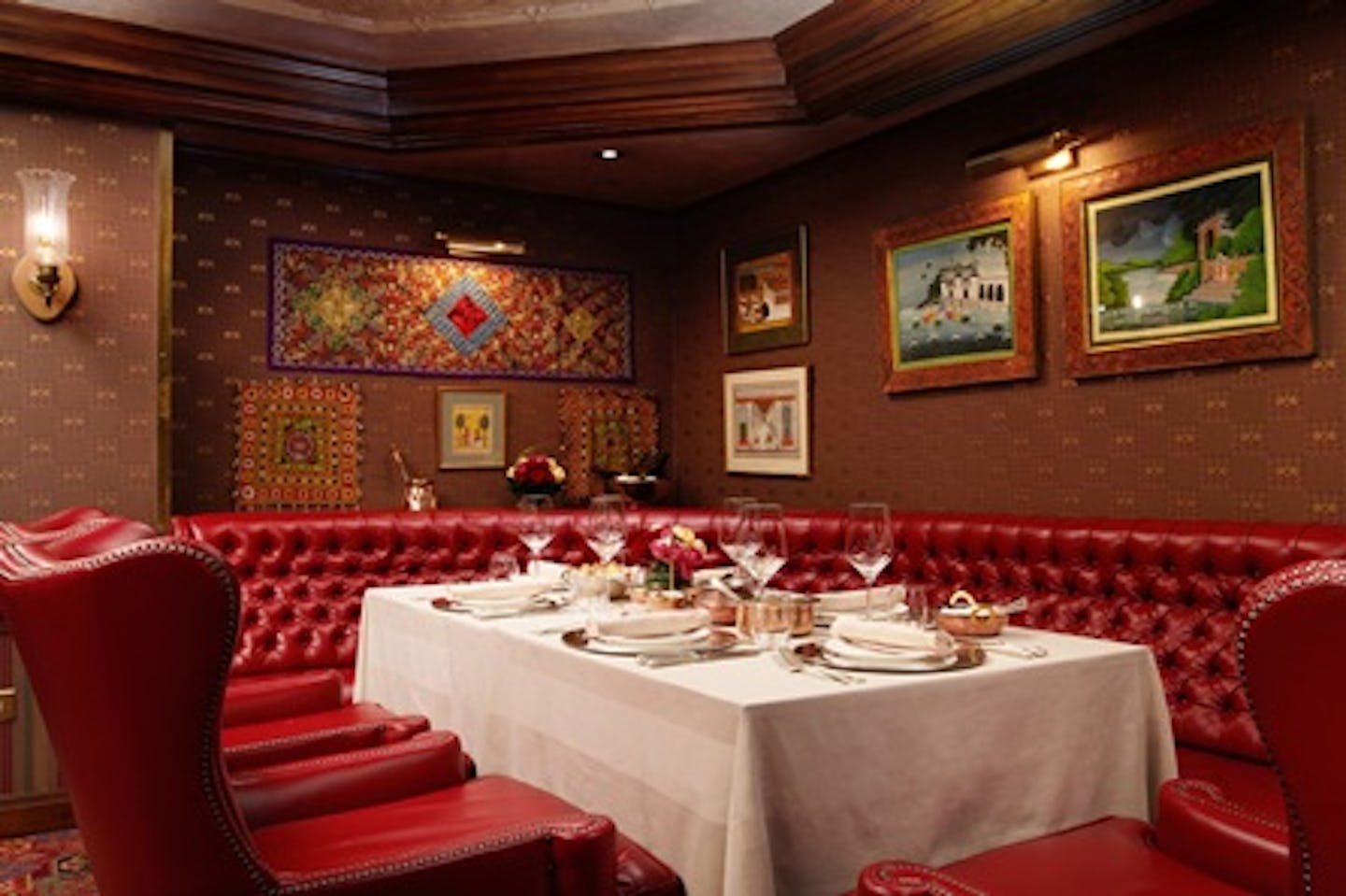 Three Course Dinner for Two at the Luxurious Curry Room at The Rubens Hotel