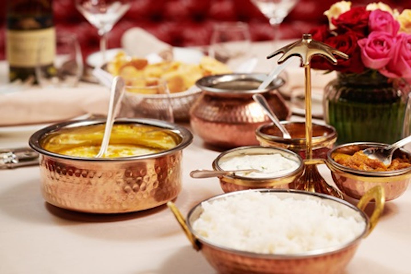 Three Course Dinner for Two at the Luxurious Curry Room at The Rubens Hotel