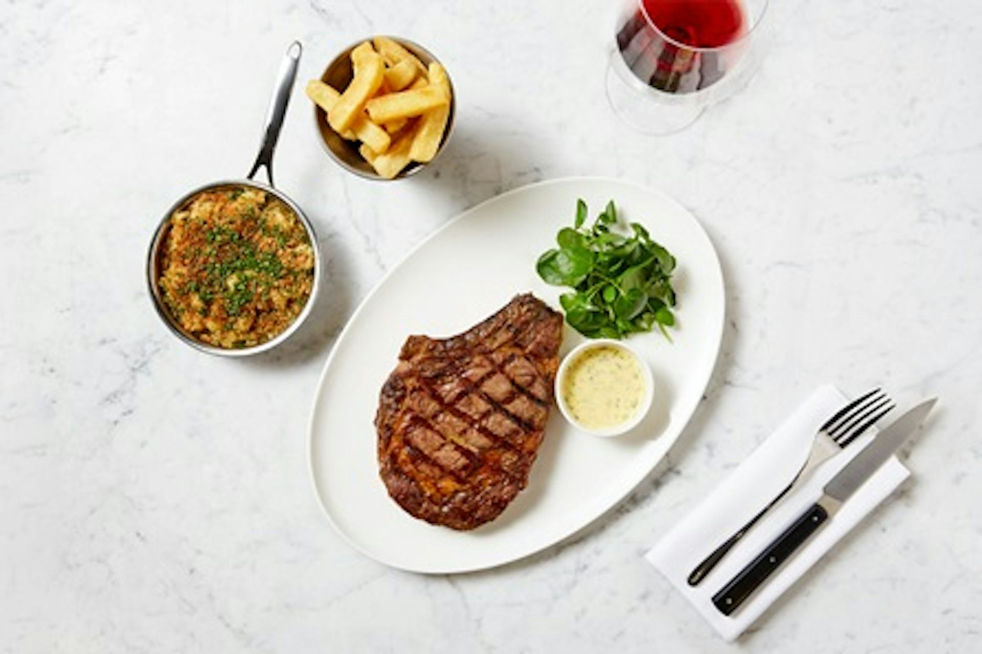 Three Course Lunch with Champagne for Two at The Grill at Harrods