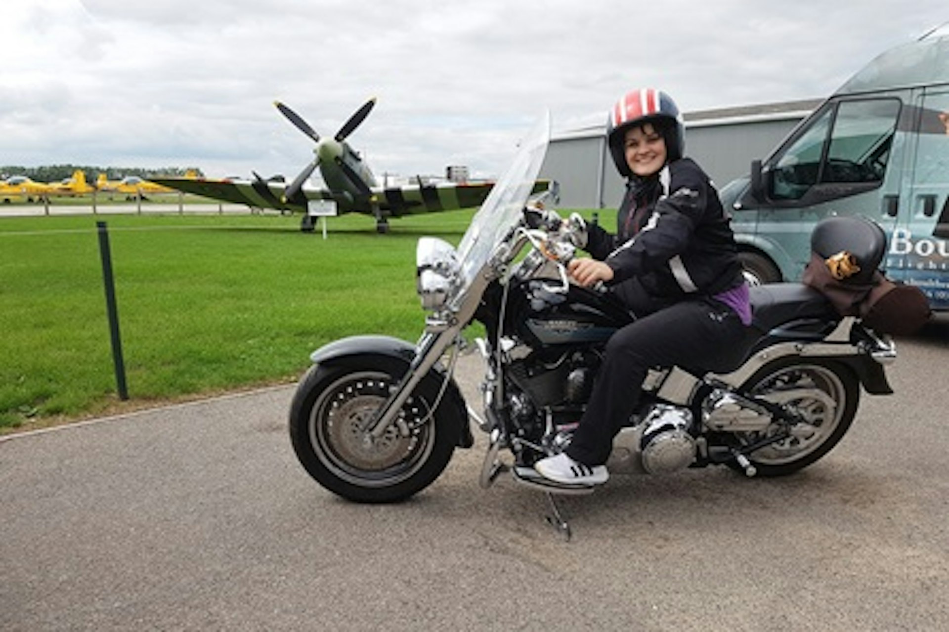 Three Hour Harley Davidson Pillion Ride Out with Lunch at the Goodwood Aerodrome Café 2
