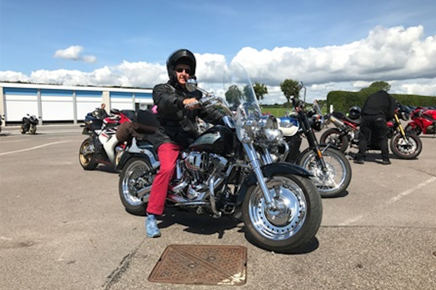 Three Hour Harley Davidson Pillion Ride Out with Lunch at the Goodwood Aerodrome Café 3