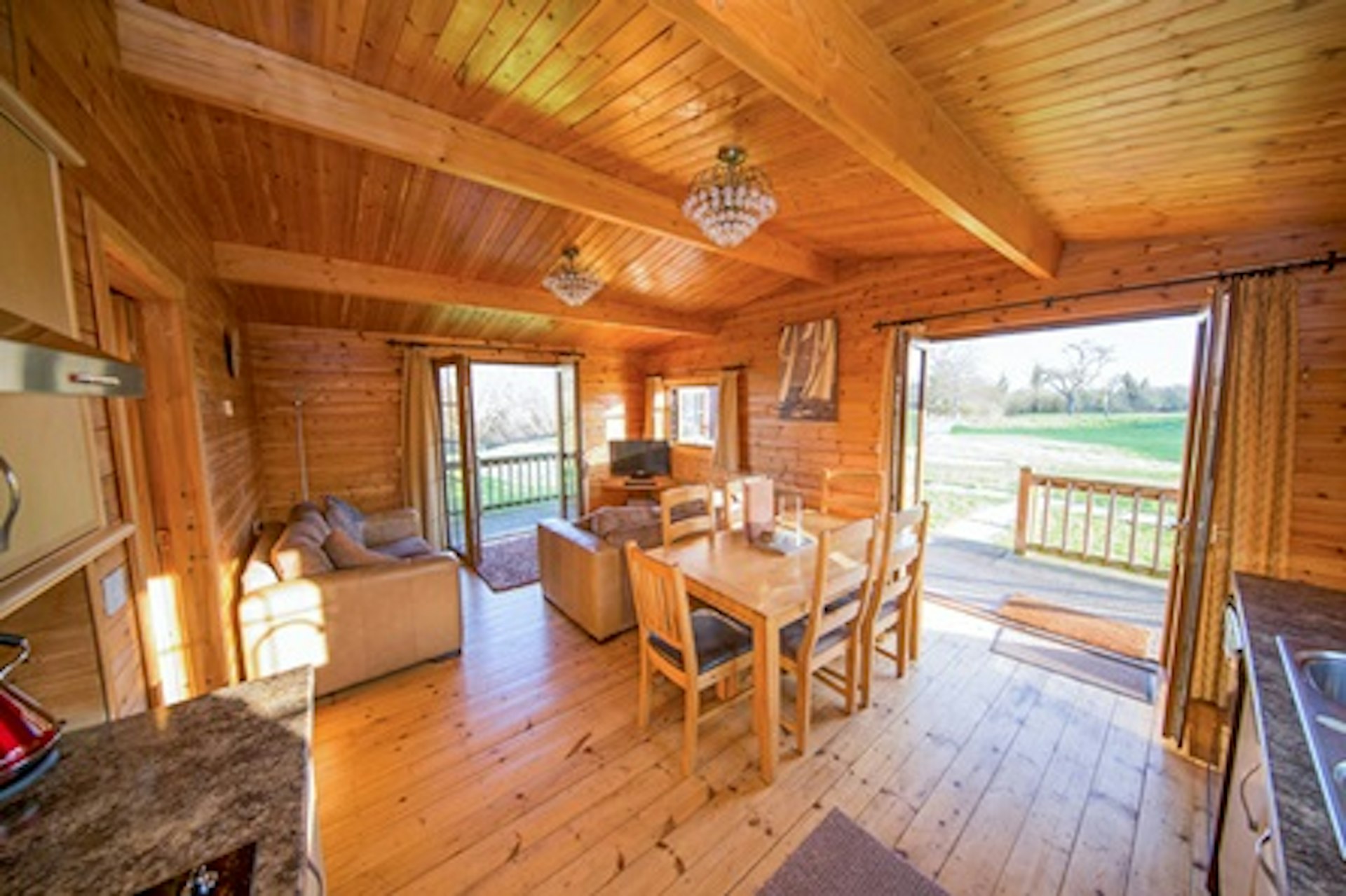 Three Night Somerset Log Cabin Escape for Four at Wall Eden Farm 2