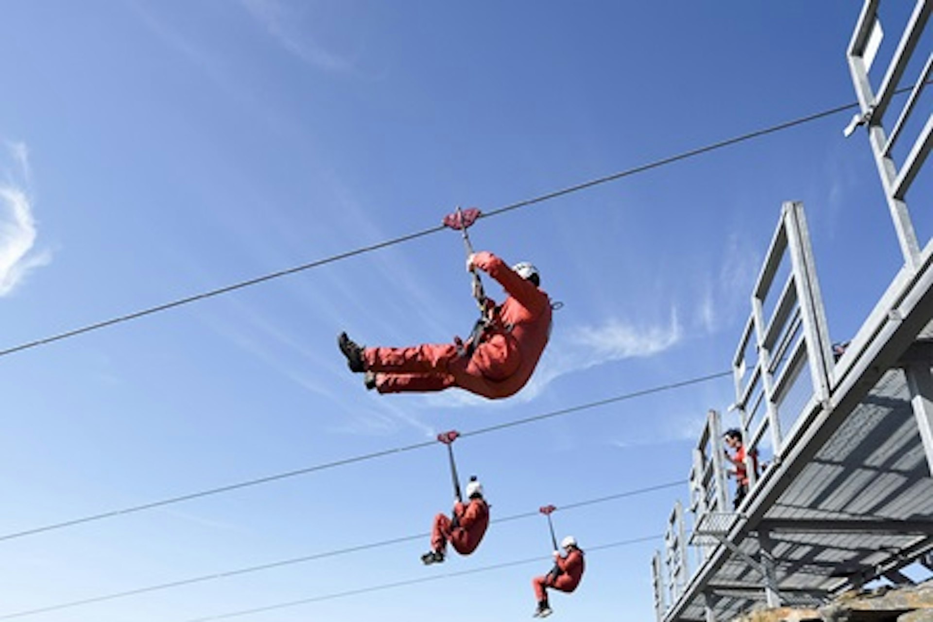 Titan Zip Line and Bounce Below Experience for Two at Zip World 1