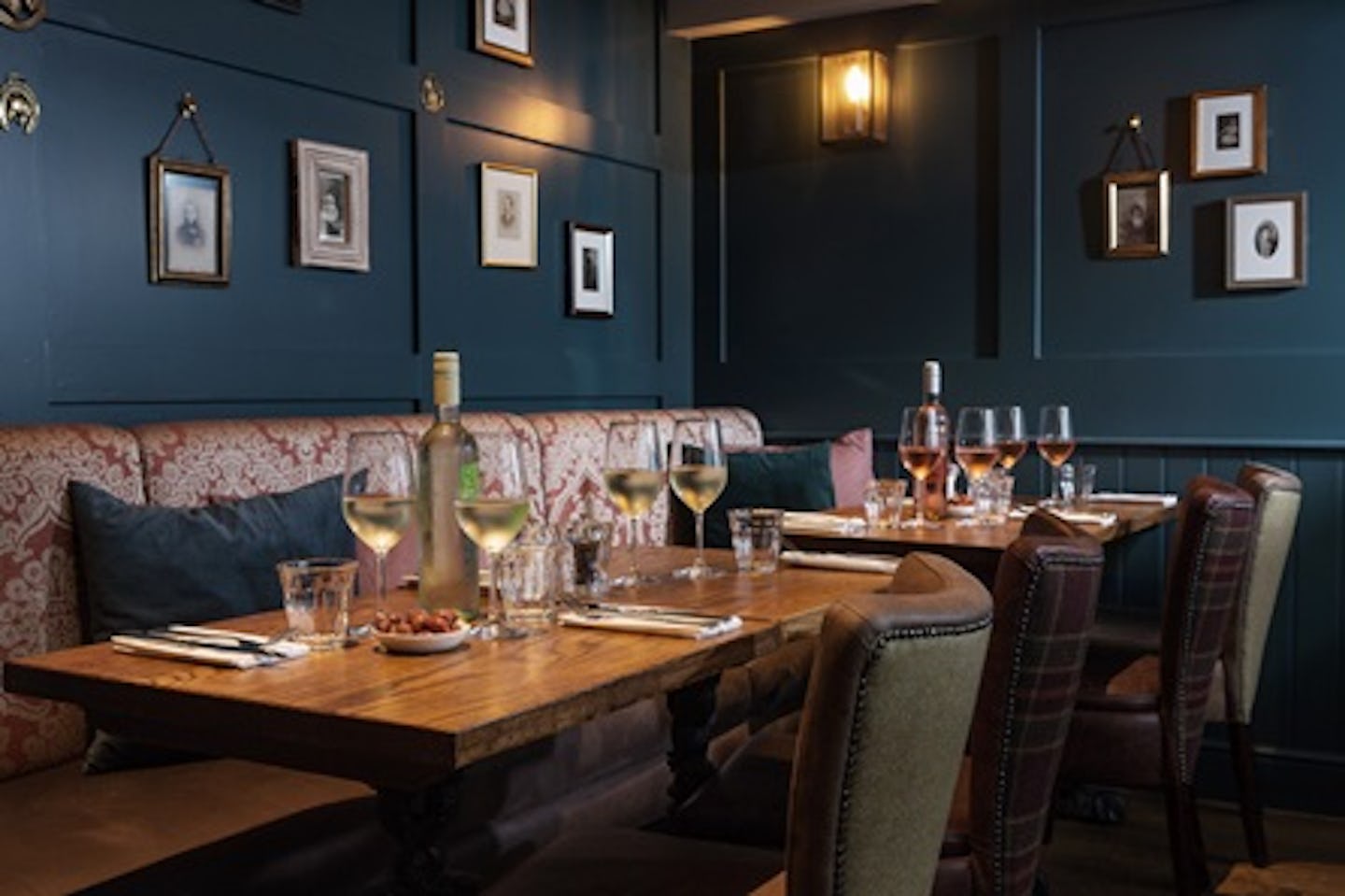 Two Course Meal with Wine for Two at White Brasserie Gastro Pubs