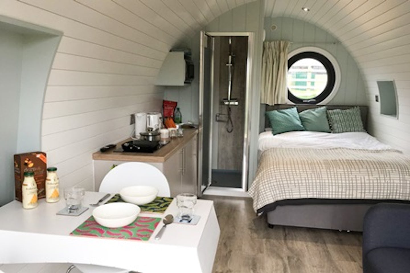 Two Night Luxury Glamping Pod Stay for Two at New Lodge Farm, Rockingham Forest